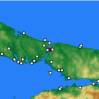 Nearby Forecast Locations - Beykoz - Carte