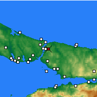 Nearby Forecast Locations - Ümraniye - Carte