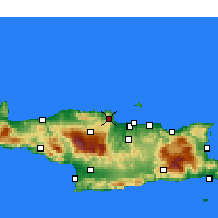 Nearby Forecast Locations - Malevízi - Carte