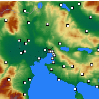 Nearby Forecast Locations - Évosmos - Carte