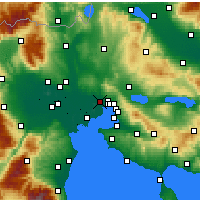 Nearby Forecast Locations - Stavroúpoli - Carte