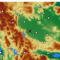 Nearby Forecast Locations - Kardítsa - Carte