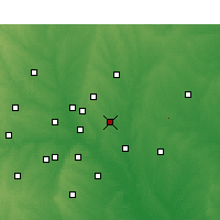 Nearby Forecast Locations - Garland - Carte