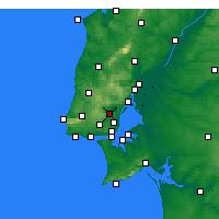 Nearby Forecast Locations - Loures - Carte