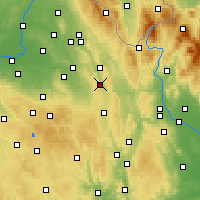Nearby Forecast Locations - Česká Třebová - Carte