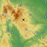 Nearby Forecast Locations - Bruntál - Carte