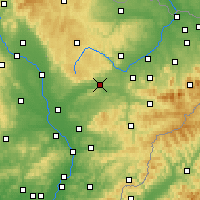 Nearby Forecast Locations - Hranice - Carte