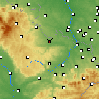 Nearby Forecast Locations - Opava - Carte