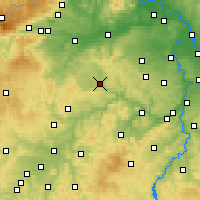 Nearby Forecast Locations - Rakovník - Carte