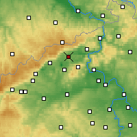 Nearby Forecast Locations - Teplice - Carte