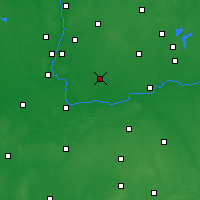 Nearby Forecast Locations - Środa Wielkopolska - Carte