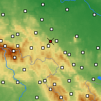 Nearby Forecast Locations - Świebodzice - Carte
