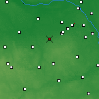 Nearby Forecast Locations - Żyrardów - Carte
