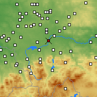 Nearby Forecast Locations - Brzeszcze - Carte