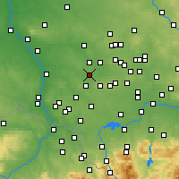 Nearby Forecast Locations - Knurów - Carte