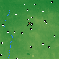 Nearby Forecast Locations - Konstantynów Łódzki - Carte