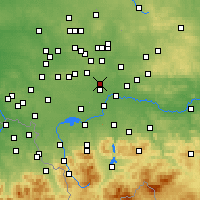 Nearby Forecast Locations - Lędziny - Carte
