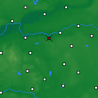 Nearby Forecast Locations - Międzychód - Carte