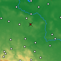 Nearby Forecast Locations - Polkowice - Carte
