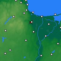 Nearby Forecast Locations - Pruszcz Gdański - Carte
