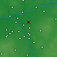 Nearby Forecast Locations - Wołomin - Carte