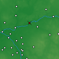 Nearby Forecast Locations - Wyszków - Carte
