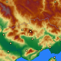 Nearby Forecast Locations - Lailias - Carte