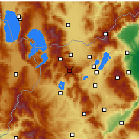 Nearby Forecast Locations - Verno - Vitsi - Carte