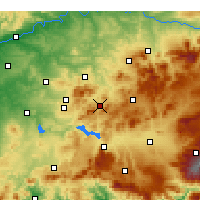 Nearby Forecast Locations - Priego de Córdoba - Carte