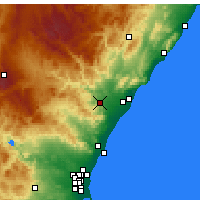 Nearby Forecast Locations - Onda - Carte