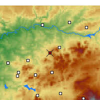 Nearby Forecast Locations - Martos - Carte