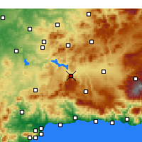 Nearby Forecast Locations - Loja - Carte