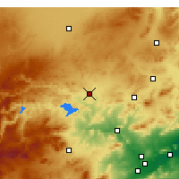 Nearby Forecast Locations - Hellín - Carte