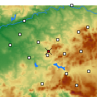 Nearby Forecast Locations - Cabra - Carte