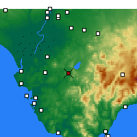 Nearby Forecast Locations - Arcos de la Frontera - Carte