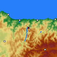 Nearby Forecast Locations - Castriyón - Carte