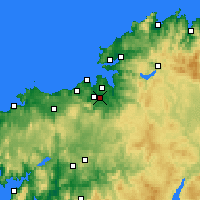 Nearby Forecast Locations - Cambre - Carte