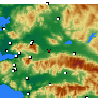 Nearby Forecast Locations - Turgutlu - Carte