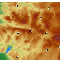 Nearby Forecast Locations - Simav - Carte