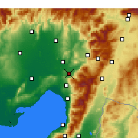 Nearby Forecast Locations - Osmaniye - Carte
