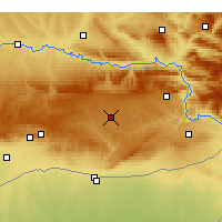 Nearby Forecast Locations - Midyad - Carte