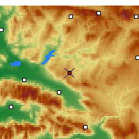 Nearby Forecast Locations - Kula - Carte