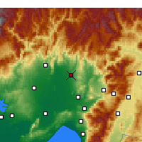 Nearby Forecast Locations - Kadirli - Carte
