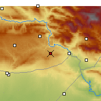 Nearby Forecast Locations - İdil - Carte