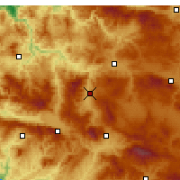 Nearby Forecast Locations - Emet - Carte