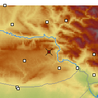 Nearby Forecast Locations - Dargeçit - Carte