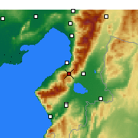 Nearby Forecast Locations - Belen - Carte
