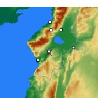 Nearby Forecast Locations - Antioche - Carte