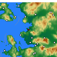 Nearby Forecast Locations - Aliağa - Carte
