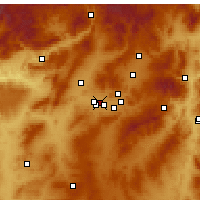 Nearby Forecast Locations - Batıkent - Carte